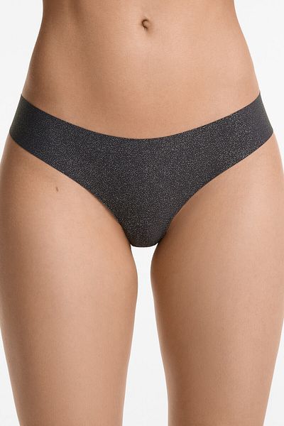 Oysho 5 Pcs Polyamide Blended Laser Cut Thong Panties