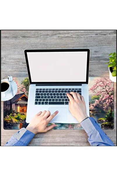 sgeteknoloji 70X30 CM ПЛОЩАДКА ЗА МИШКА ЗА ГЕЙМИНГ С НЕПЪЛЗКА ПОВЪРХНОСТ И ТЕМА НА ПРИРОДАТА