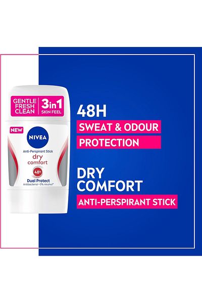NIVEA للنساء، حماية 48 ساعة، جاف، 50 مل