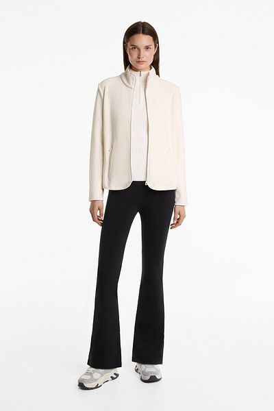 Oysho Fitted fleece jacket