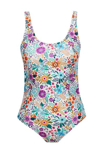 SAILOR moda Costum de baie fără spate cu model