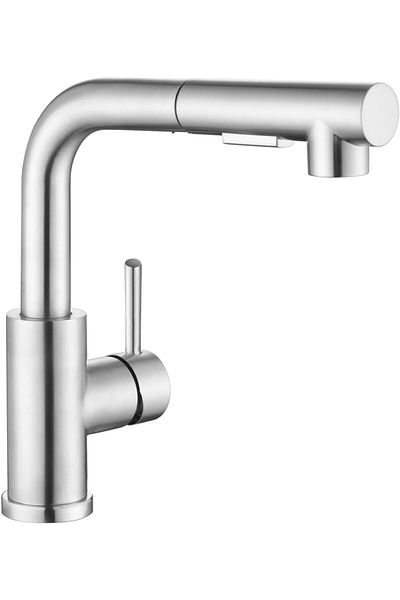 COOYA Water Tap for Kitchen, with Pull Out Spray, with 2-Mode Sprayer 360°Rotation, Hot or Cold Available