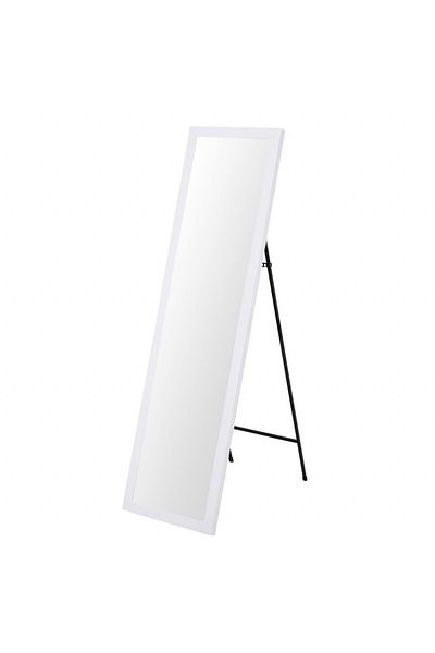 BM GİFT DESİGN Floor mirror, rectangular shape, white color, 36x126 cm