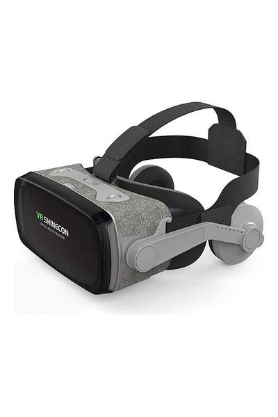 COOYA VR Glasses, Headset 3D Support 4.5-6.5 Inch Version Stereo Headphones, for TV, Movies, Video Games
