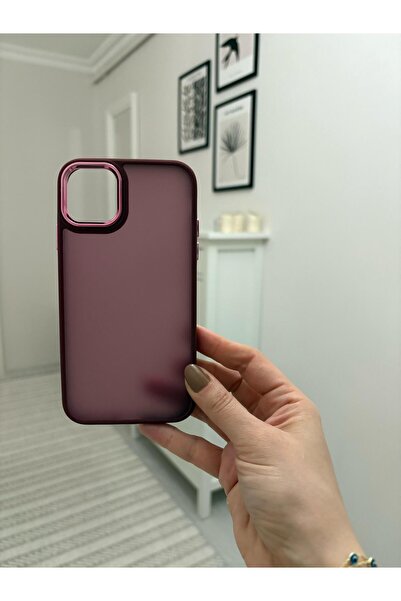 Store Iphone 11 Uyumlu Mor Renkli Plastik Kılıf