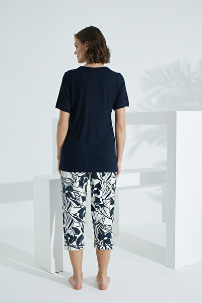 Etoile Bambu Soft Kumaş Kısa Kol Kapri Takım 71042