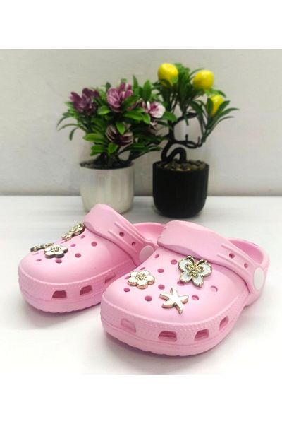 NETSHOES Beach Pool School Nursery Figure Detailed Summer Baby Girl Kids Slippers