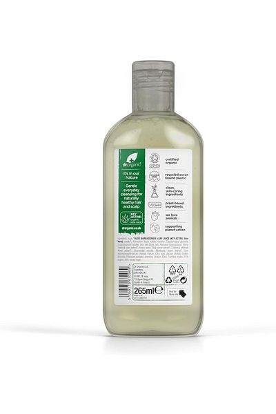 dr.organic Dr Organic Aloe Vera Shampoo, Soothing, All Hair Types, 265ml