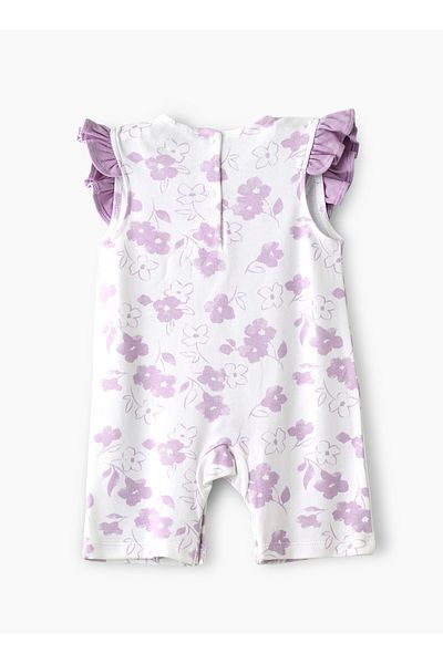 Basicxx Floral Ruffle Trim Onesie for Babies