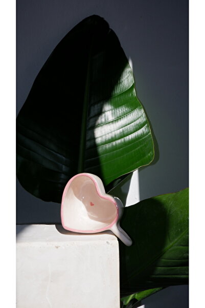 Maui Handmade ceramic heart pink mug, ceramic pinterest mug, ceramic heart cup