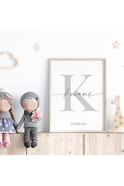 CKA Tasarım Simple Colorful Children's and Baby's Room Name Table