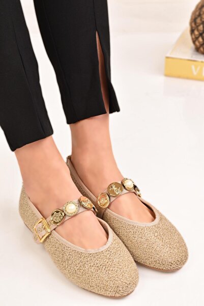 MODAONN Γυναικεία καθημερινά παπούτσια μπαλαρίνας με ρυθμιζόμενη ελαφριά άνετα παπούτσια