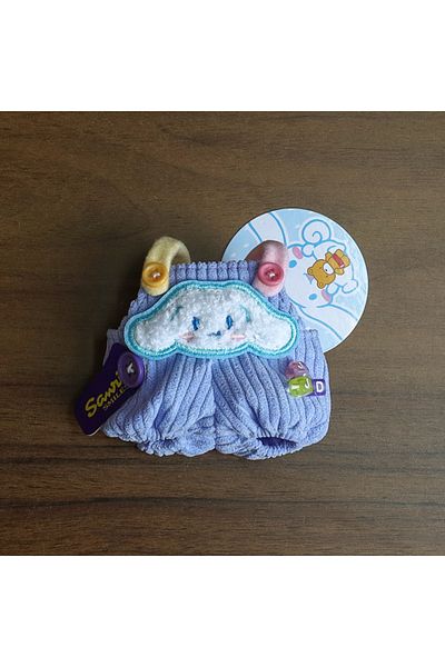 Miniso 6.5x9cm Cinnamoroll Sanrio Doll Clothing For V1 V2 Labubu Kawaii Anime Hello Kitty Melody Kuromi Dol
