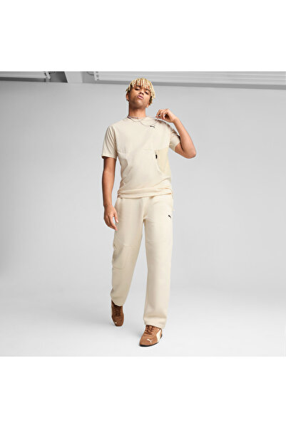 Puma Ανδρικό μπλουζάκι Tech Pocket σε μπεζ casual στυλ 62967387