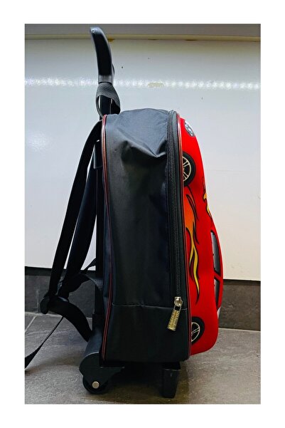 ergül çanta Kindergarten Rickshaw Children Backpack 3-6 Years 5d Shell F66 Car