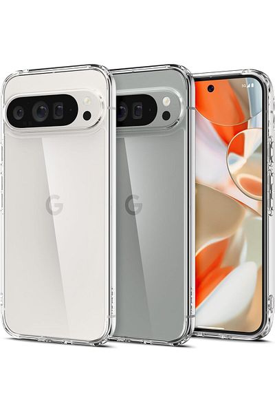 Spigen Ultra Hybrid designed for Google Pixel 9 Pro XL case cover - Crystal Clear