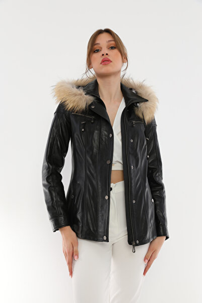 ZanDeri Leather Coat