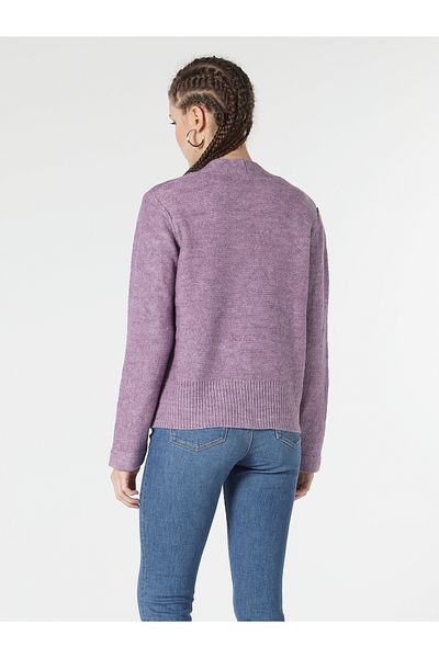 Colin's Regular Fit Women's Purple Cardigan