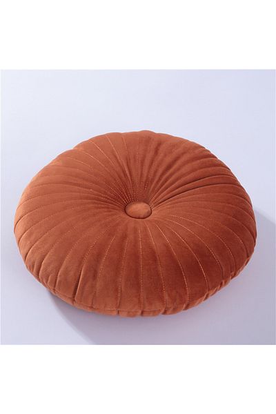 Choice 35x35cm Orange Round Pouf Throw Pillow Tatami Cushion Home Decorative Sofa Cushion Bed Chair Floor C