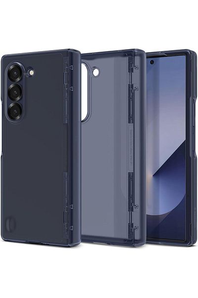 Spigen Ultra Hybrid Pro for Samsung Galaxy Z Fold 6 case cover [Hinge Protection] - Frost Navy Blue