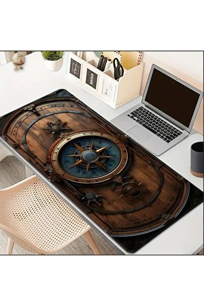 sgeteknoloji 70X30 CM DESIGN RULĂ DE MARINĂ BAZĂ ANTIALUNECĂ SURFACĂ DE VITEZĂ MOUSE PAD GAMING