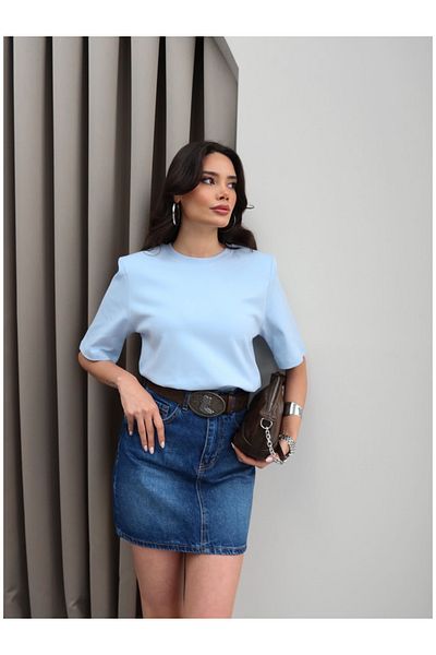 ESRAHELVACI Tricou cu mânecă scurtă căptușit