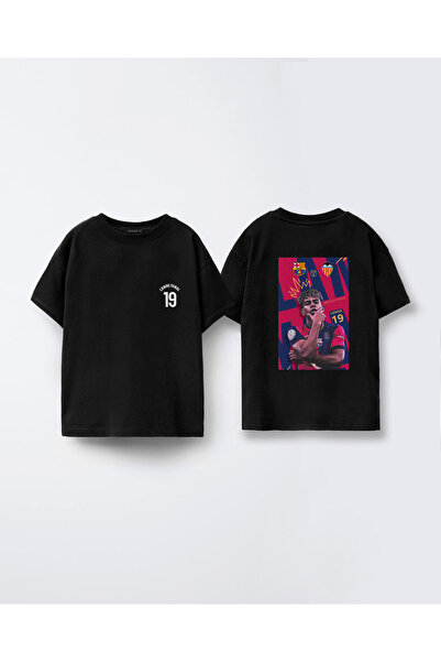 sielta Tricou negru pentru copii, cu gâtul turn, cu plasture laminat, pentru ...