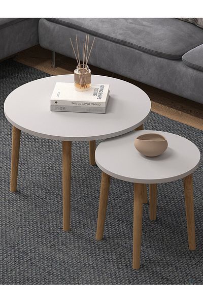 Monte Sehpa Roma 2pcs Coffee Table