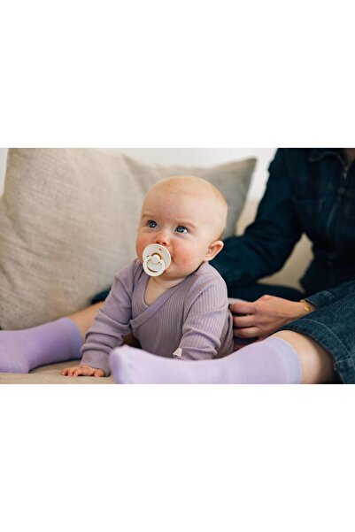 Bibs Colour Ikili Kauçuk Emzik- Ivory/dark Oak 0-6 Ay