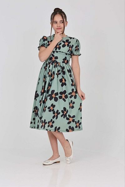 ARBİ kids Rochie lungă cu imprimeu floral pentru fete