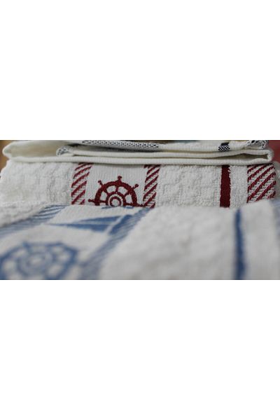 BULTEKS Cotton Woven Kitchen Towel Set (3 Pieces) in 30X50 Size