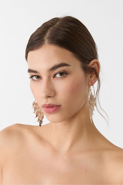 Stradivarius Fish cascade earrings