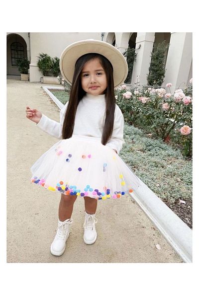 By Piera Fustă Tutu cu pompon 6638