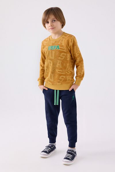 U.S. Polo Assn. Boy's Mustard Pajama Set 50299493 -Vr072
