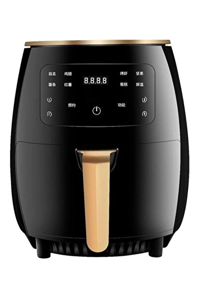 Golden Crest 6L Digital Multifunctional Touchscreen Air Fryer, 2400W Power - Black