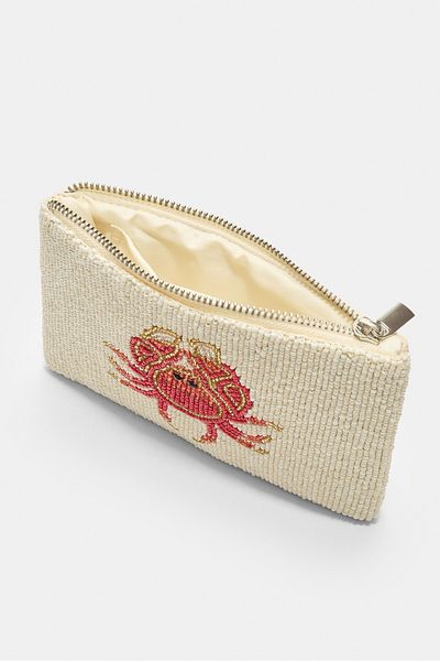 Stradivarius Crab purse with zip