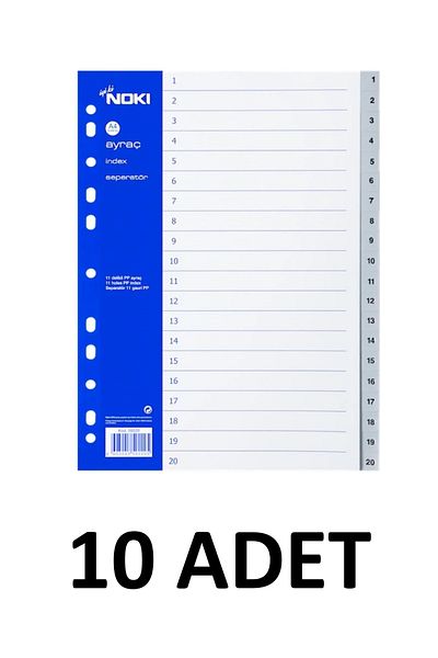 Noki 10 Pieces 1-20 Numbers Separator