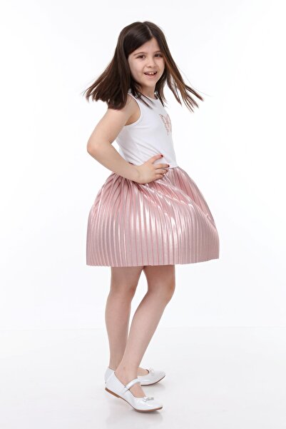 Neslice in İstanbul Neslice in Istanbul Girl's Stone Detailed Dress