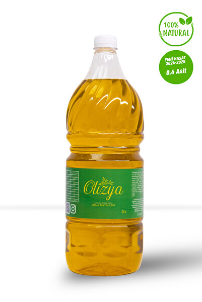 OLİZYA 2 Litre Soğuk Sıkım Natürel Sızma Zeytinyağı – Düşük Asit (0.4-0.8) – Bebeklere Uygun
