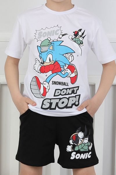 NEWKİDS 3-10 Years Old Boy's Suit with Character Printed Shorts
