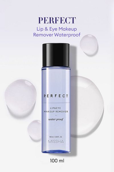 Missha Dual Phase Makeup Remover for Eye & Lip Makeup Perfect Lip & Eye Make up Remover Waterproof
