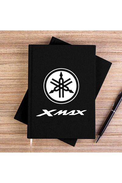 Z zepplin Caiet de pânză neagră cu logo Xmax