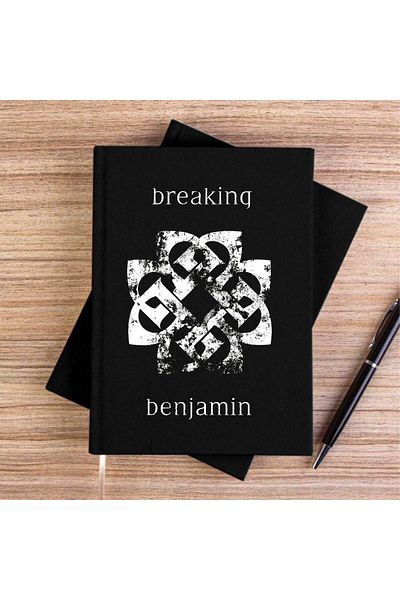 Z zepplin Breking Benjamin Classic Black Canvas Notebook