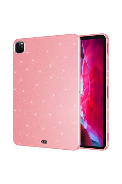 UnDePlus Apple iPad Pro 11 1/2/3/4. Nesil Tablet Kılıfı Işıltılı Parlak Görünüm Koton Case 2018-2022