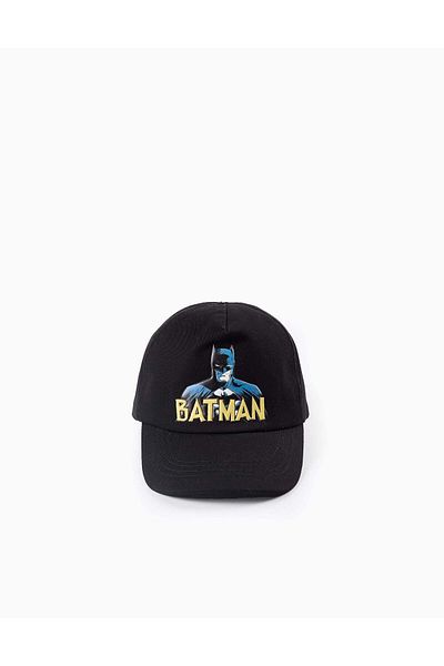 Ziddy Twill Cap for Boys 'Batman', Black