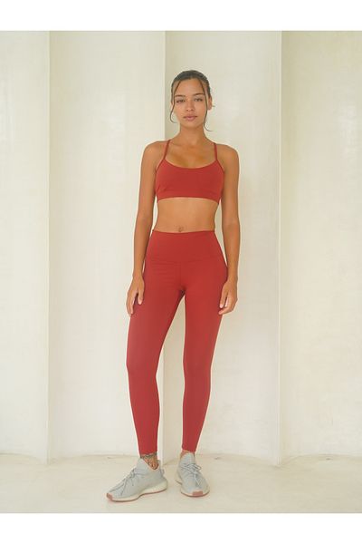 MAİ COLLECTİON Πτυσσόμενο Αθλητικό Claret Red Crop