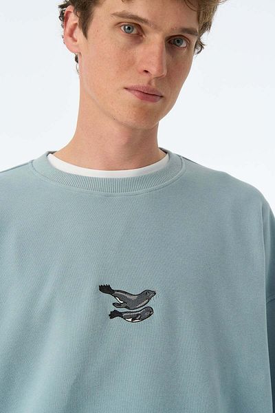 WWF Market Φούτερ SuperSoft Mediterranean Foc - Μπλε Χρώμα