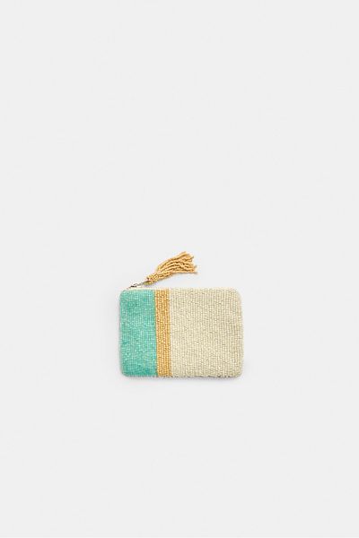 Stradivarius Small beaded purse