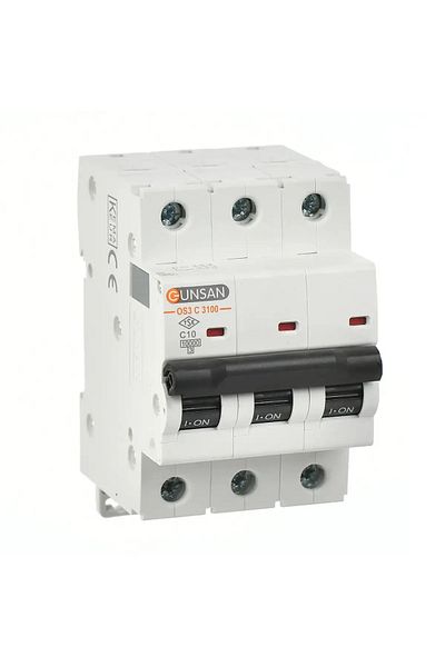 Günsan Valta Automatic 10kA C-Type 3P 50A الطوارئ