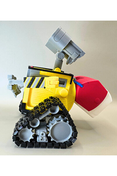 Kaya3D Wall-e Aksiyon Figürü 14 Cm – Hareketli Robot Oyuncak, Sırt Çantalı Ve Yangın Tüplü Koleksiyonluk